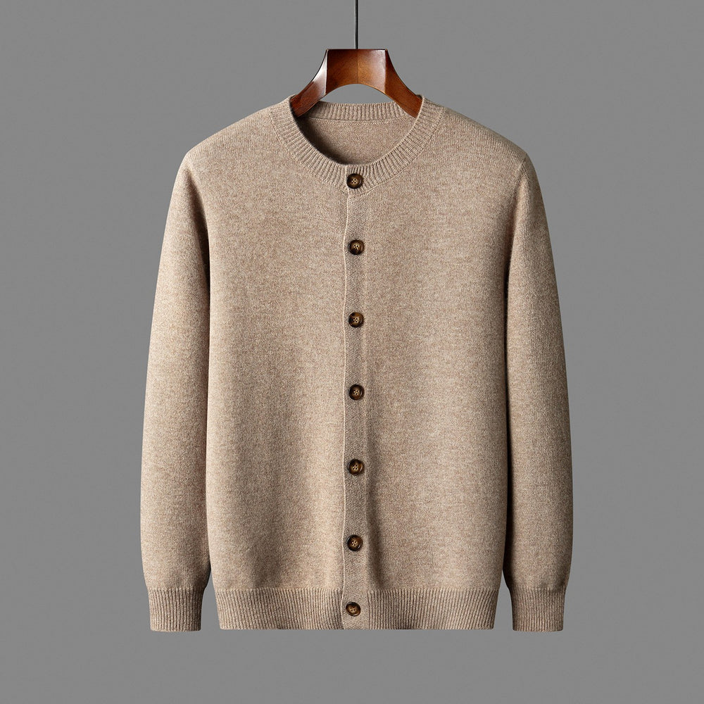 Orlando - Men’s Sheep Wool Button-Front Cardigan 3