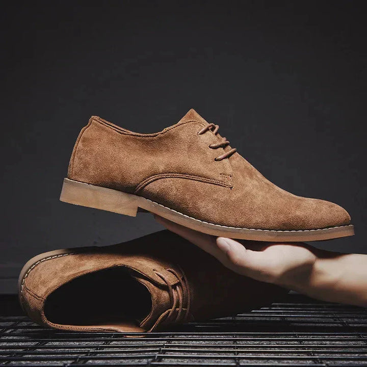 Paul - Men's Lace-Up Suede Derby Shoes