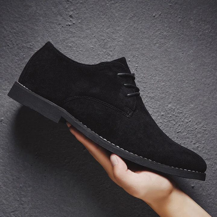 Paul - Men's Lace-Up Suede Derby Shoes
