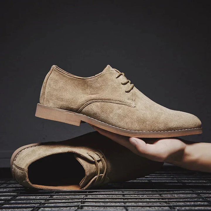 Paul - Men's Lace-Up Suede Derby Shoes