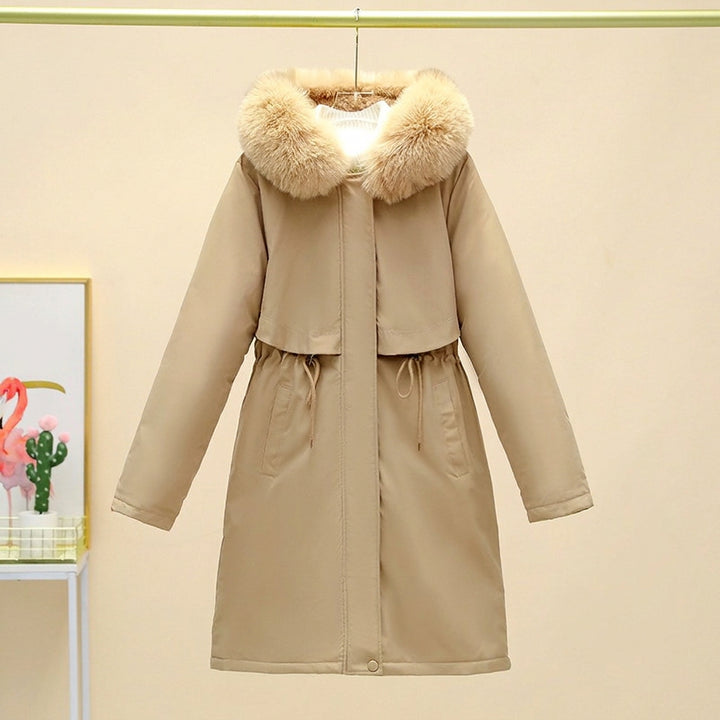 Peyton - Women's Mid-Length Faux Fur Hooded Parka Coat 5