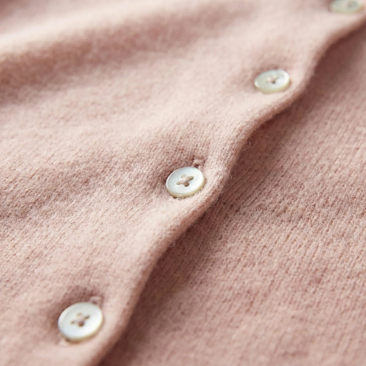 Quinley - Women's Crewneck Asymmetrical Button-Front Sweater