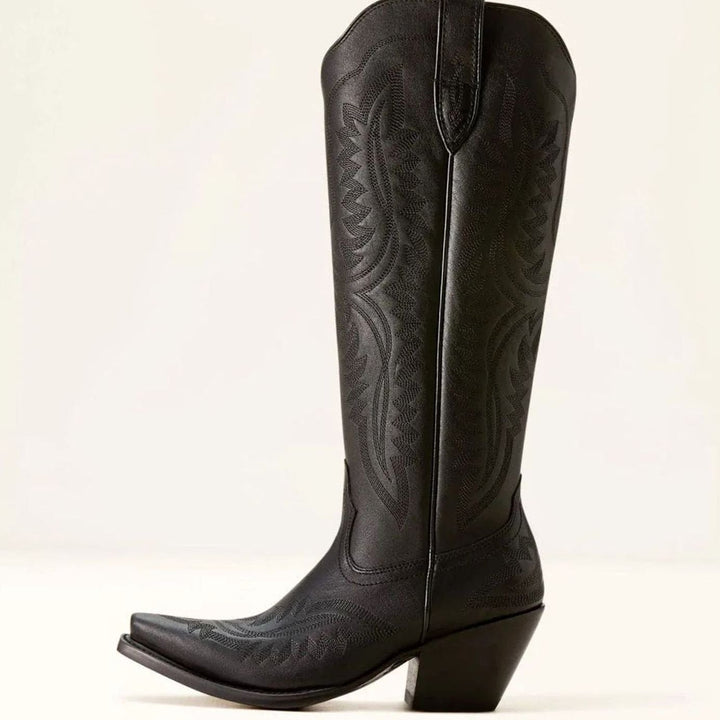 Quintessa - Women's Embroidered Cuban Heeled Cowboy Boots