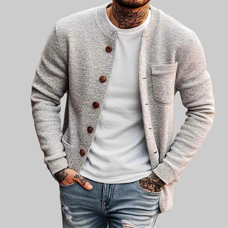 Randy - Men's Knit Button-Front Cardigan 4