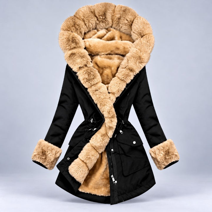 Rhiana - Women's Faux Fur Hooded Winter Parka 1