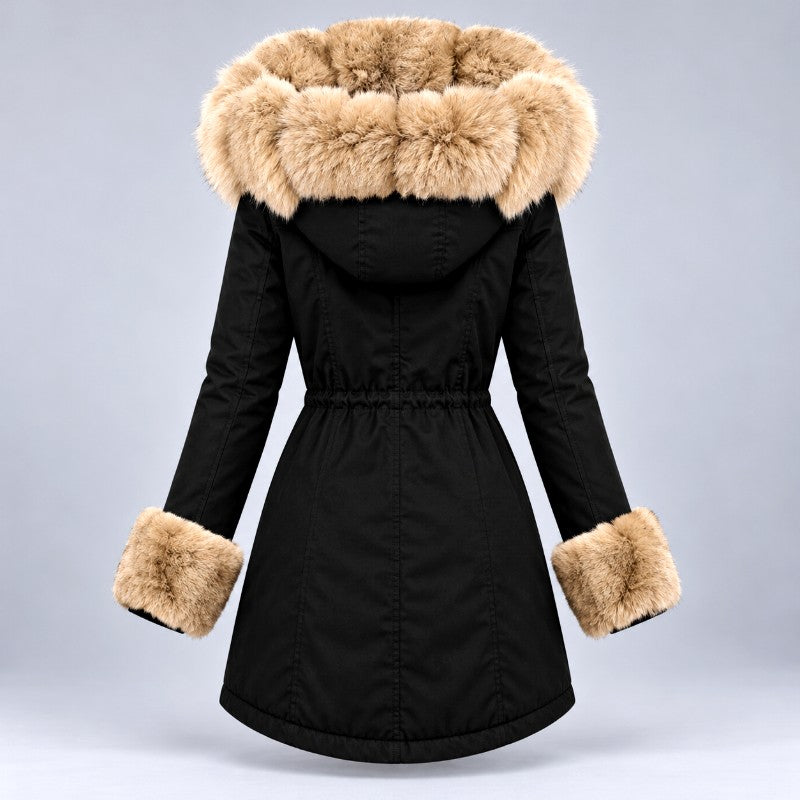 Rhiana - Women's Faux Fur Hooded Winter Parka 3