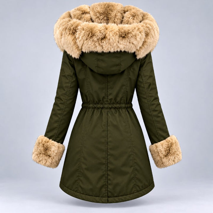 Rhiana - Women's Faux Fur Hooded Winter Parka 4