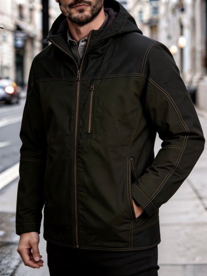 River – Men’s Zip-Up Jacket with Chest Pocket 3