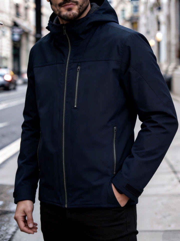 River – Men’s Zip-Up Jacket with Chest Pocket 4