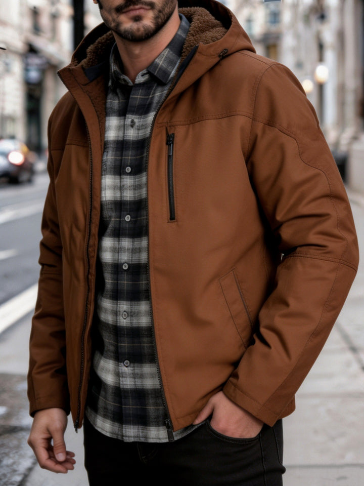 River – Men’s Zip-Up Jacket with Chest Pocket 5