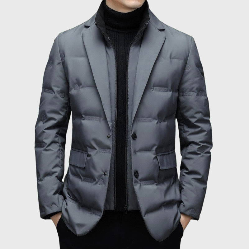 Ron - Men's Duck Down Puffer Windbreaker Blazer 