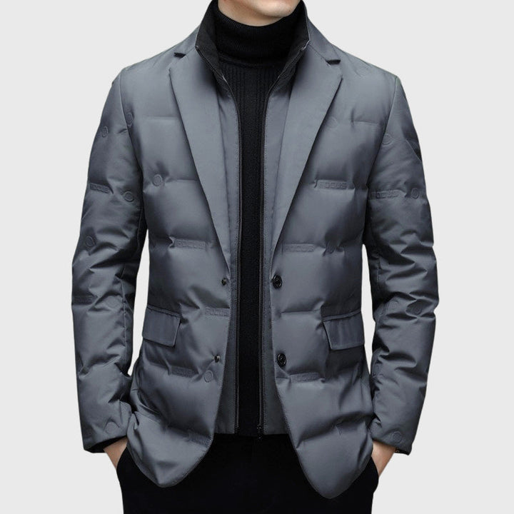 Ron - Men's Duck Down Puffer Windbreaker Blazer 