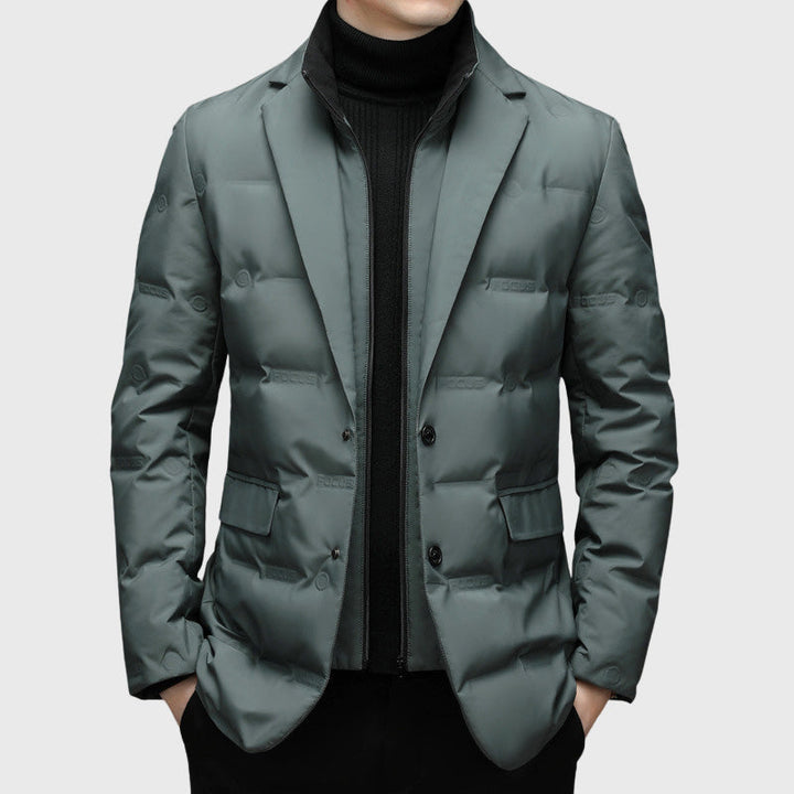 Ron - Men's Duck Down Puffer Windbreaker Blazer 