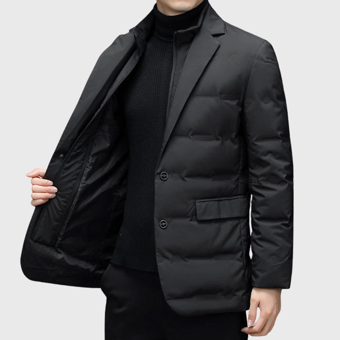 Ron - Men's Duck Down Puffer Windbreaker Blazer 