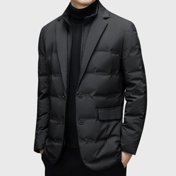 Ron - Men's Duck Down Puffer Windbreaker Blazer 