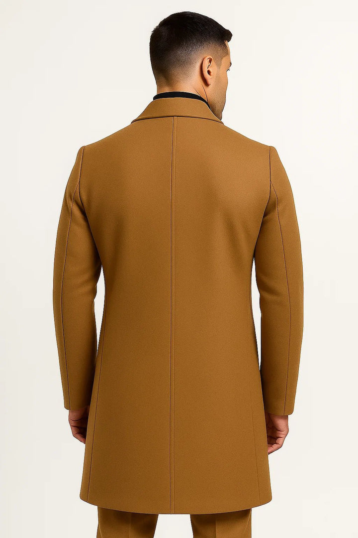 Royce - Men's Single-Button Wool-Blend Coat