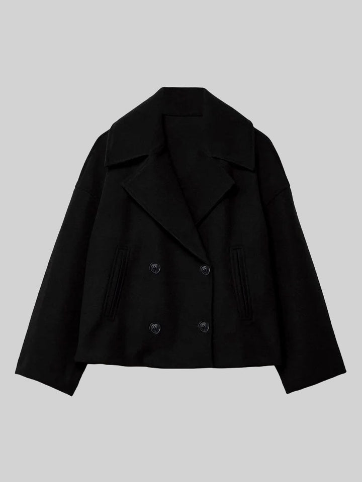 Samara - Women's Double-Breasted Button Front Jacket