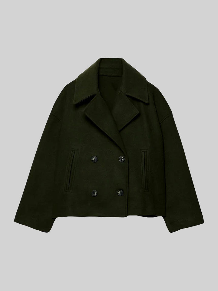 Samara - Women's Double-Breasted Button Front Jacket