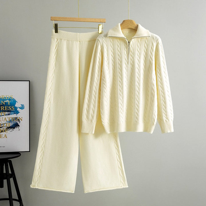 Selah - Women’s Cable Knit Sweater and Pants Set 5