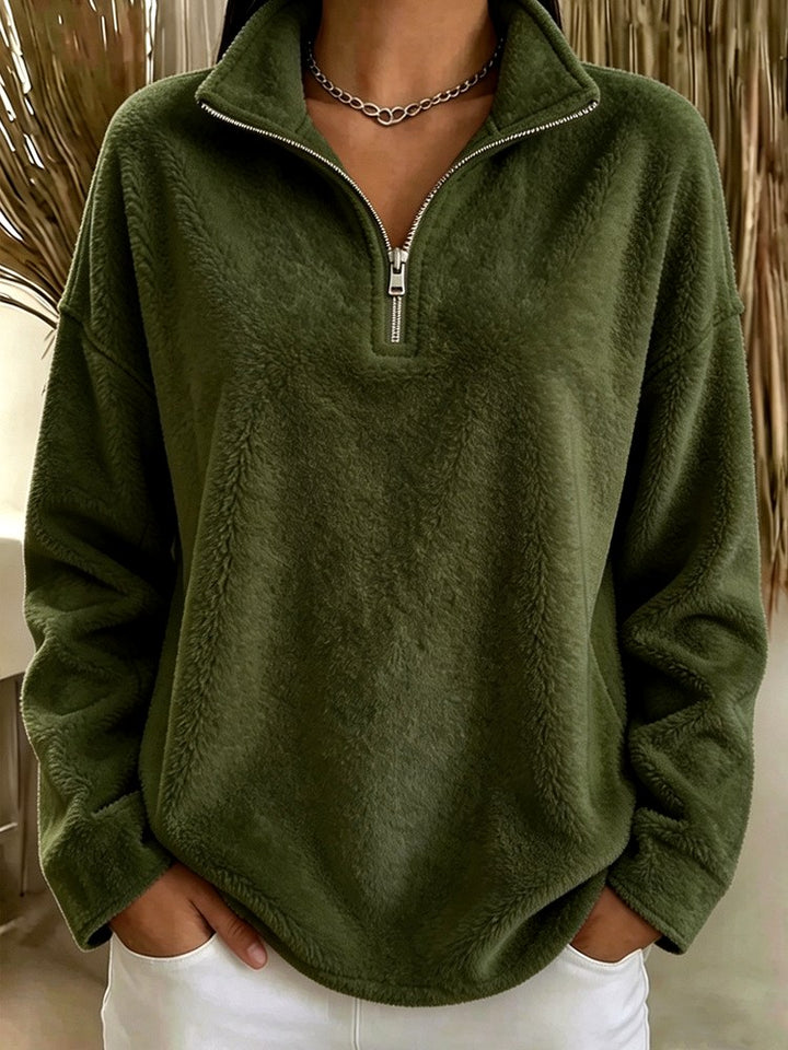 Shuvee - Women's Quarter Zip Fleece Sweater 5
