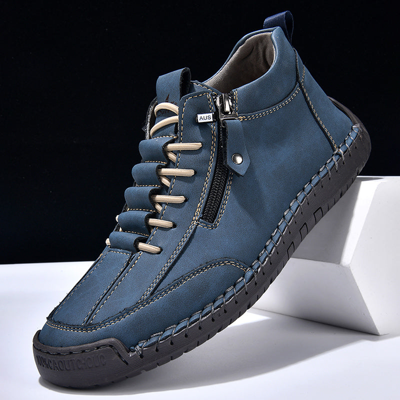 Silas - Men's Nubuck Lace-Up Hiking Boot