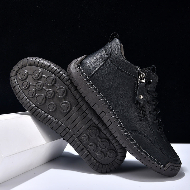 Silas - Men's Nubuck Lace-Up Hiking Boot
