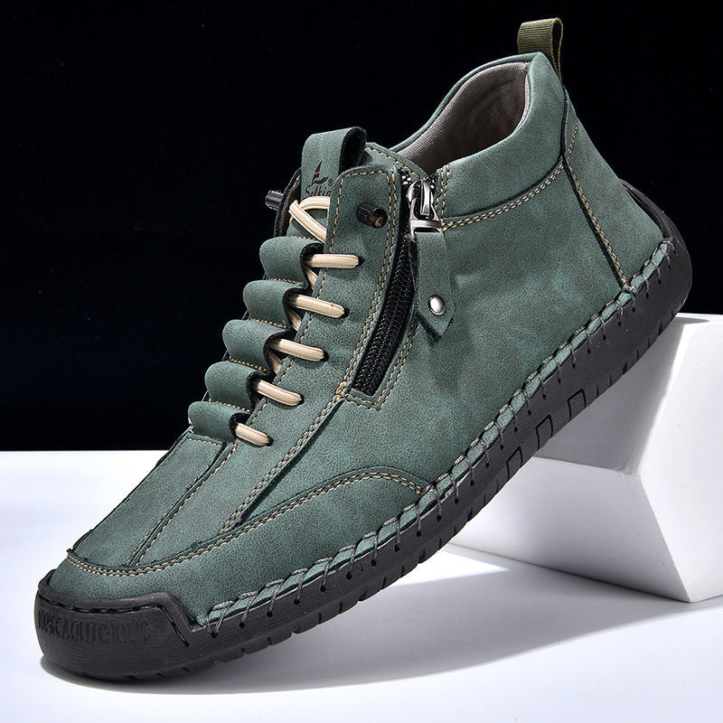 Silas - Men's Nubuck Lace-Up Hiking Boot