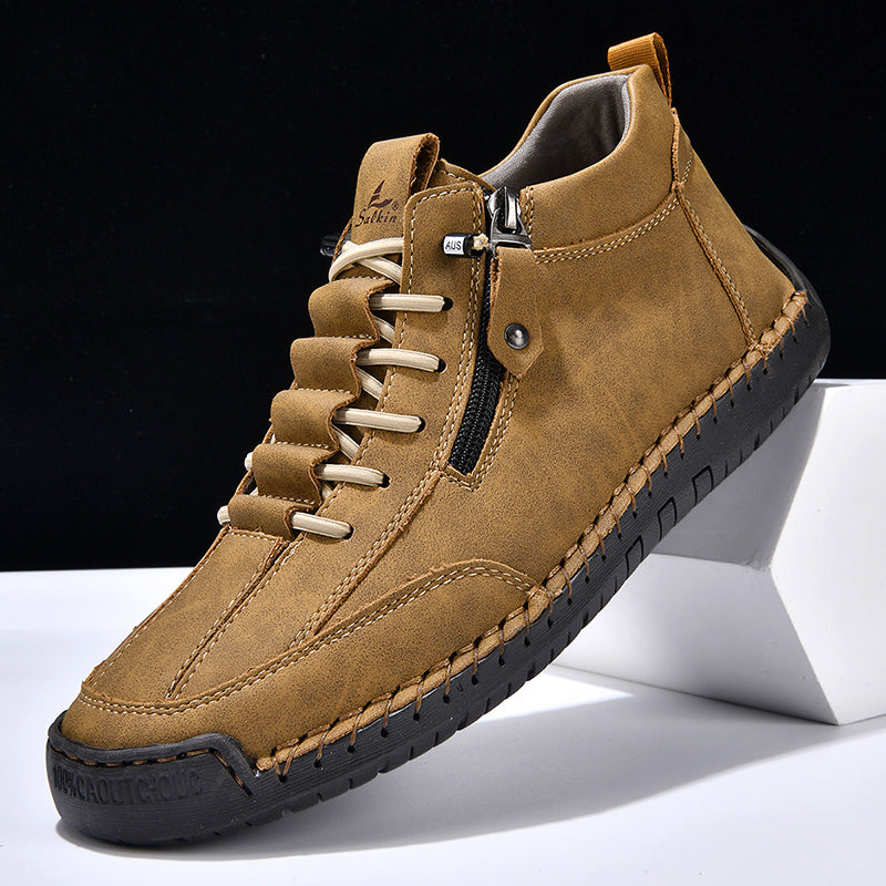 Silas - Men's Nubuck Lace-Up Hiking Boot