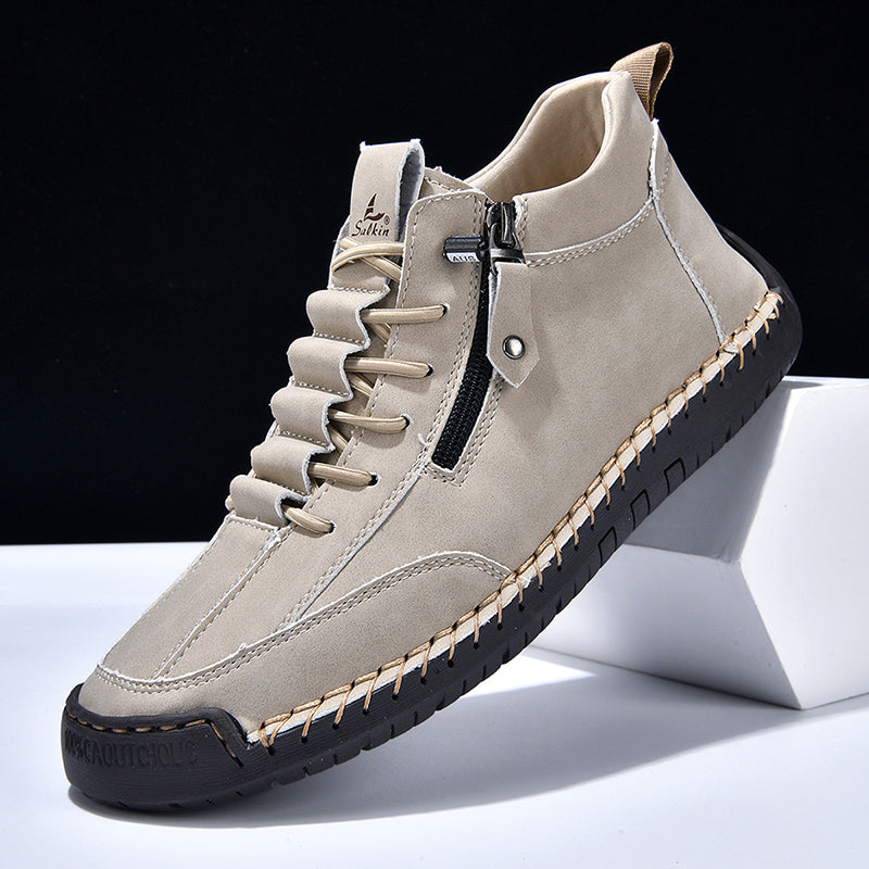 Silas - Men's Nubuck Lace-Up Hiking Boot