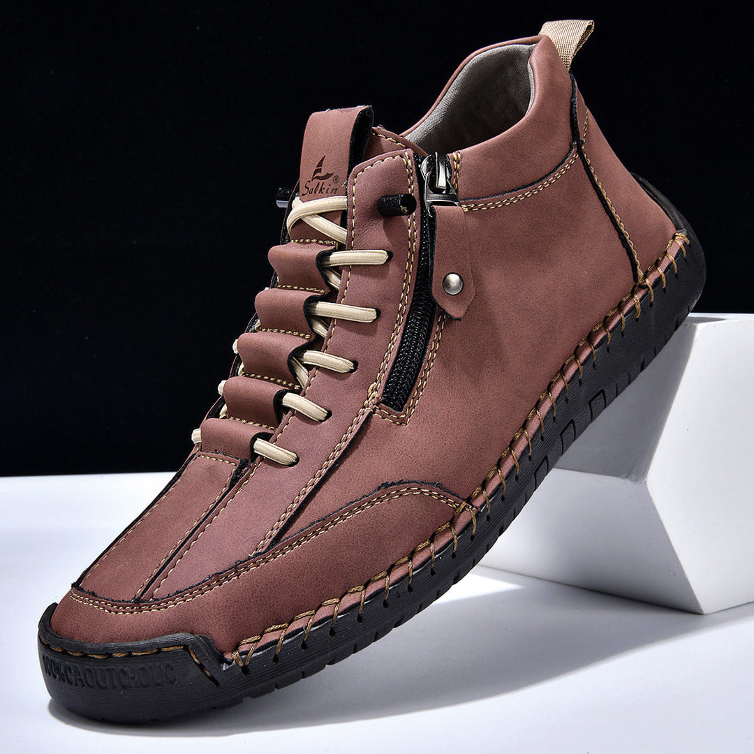 Silas - Men's Nubuck Lace-Up Hiking Boot