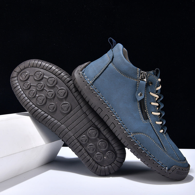 Silas - Men's Nubuck Lace-Up Hiking Boot