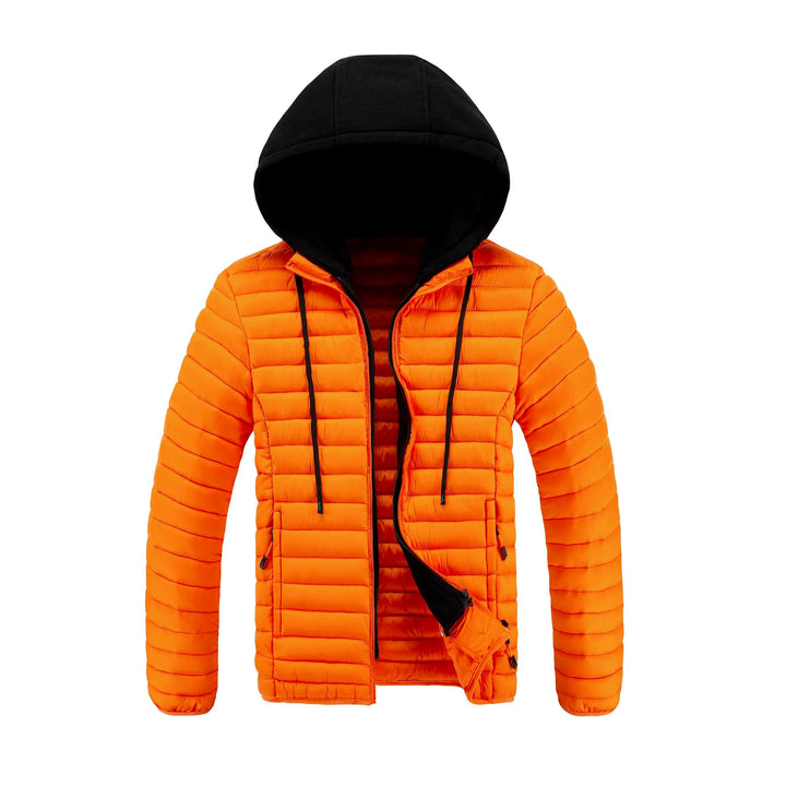 Spencer - Men's Hooded Quilted Puffer Jacket with Zip Pockets 3