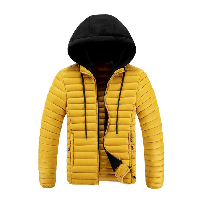 Spencer - Men's Hooded Quilted Puffer Jacket with Zip Pockets 5