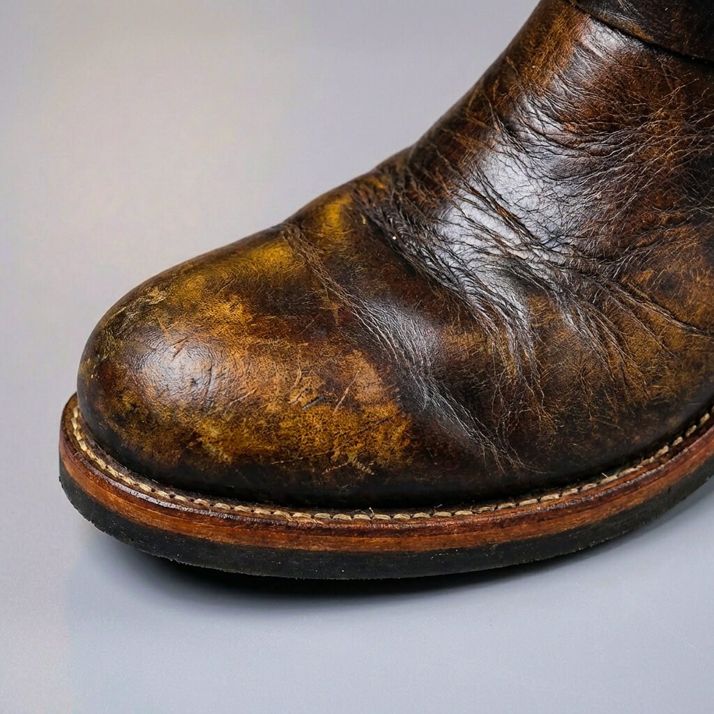 Sullivan - Men's Buckle-Strap Vintage Leather Boots
