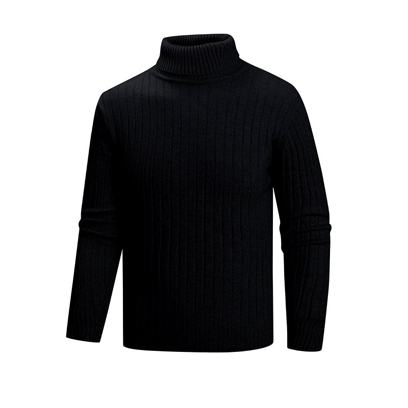 Timothy - Men's Ribbed Turtleneck Knit Sweater 5