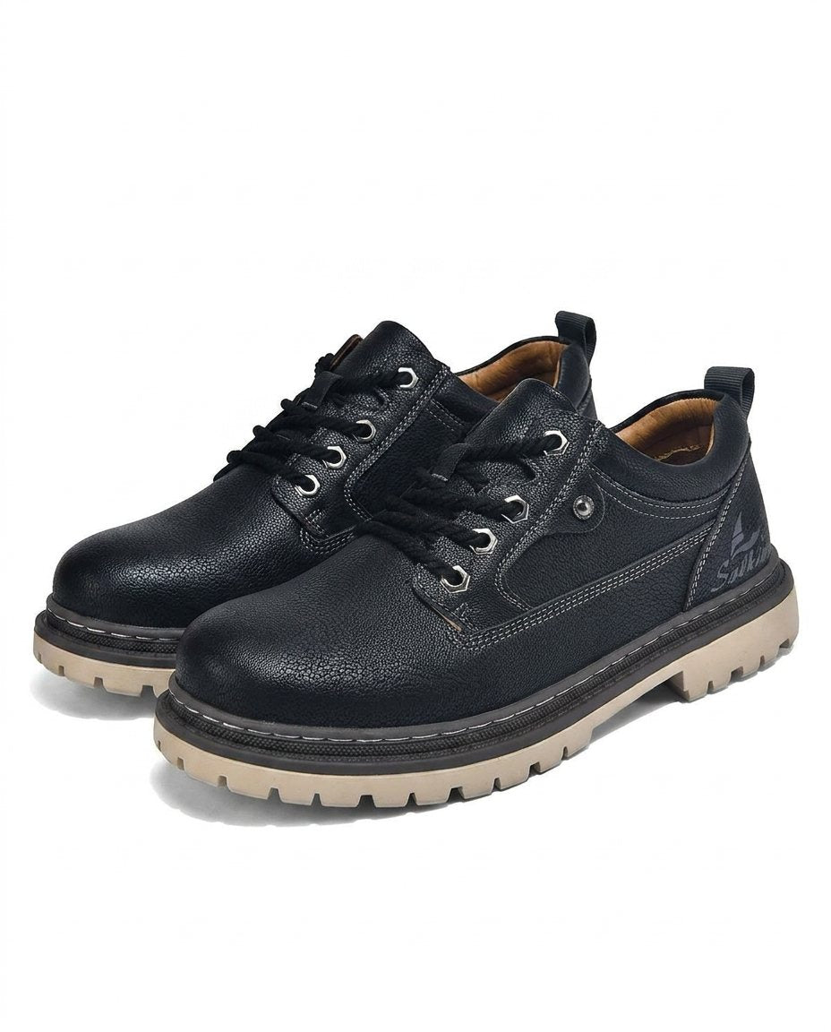 Tobias - Men's Lace-Up Hiking Boots with Padded Collar