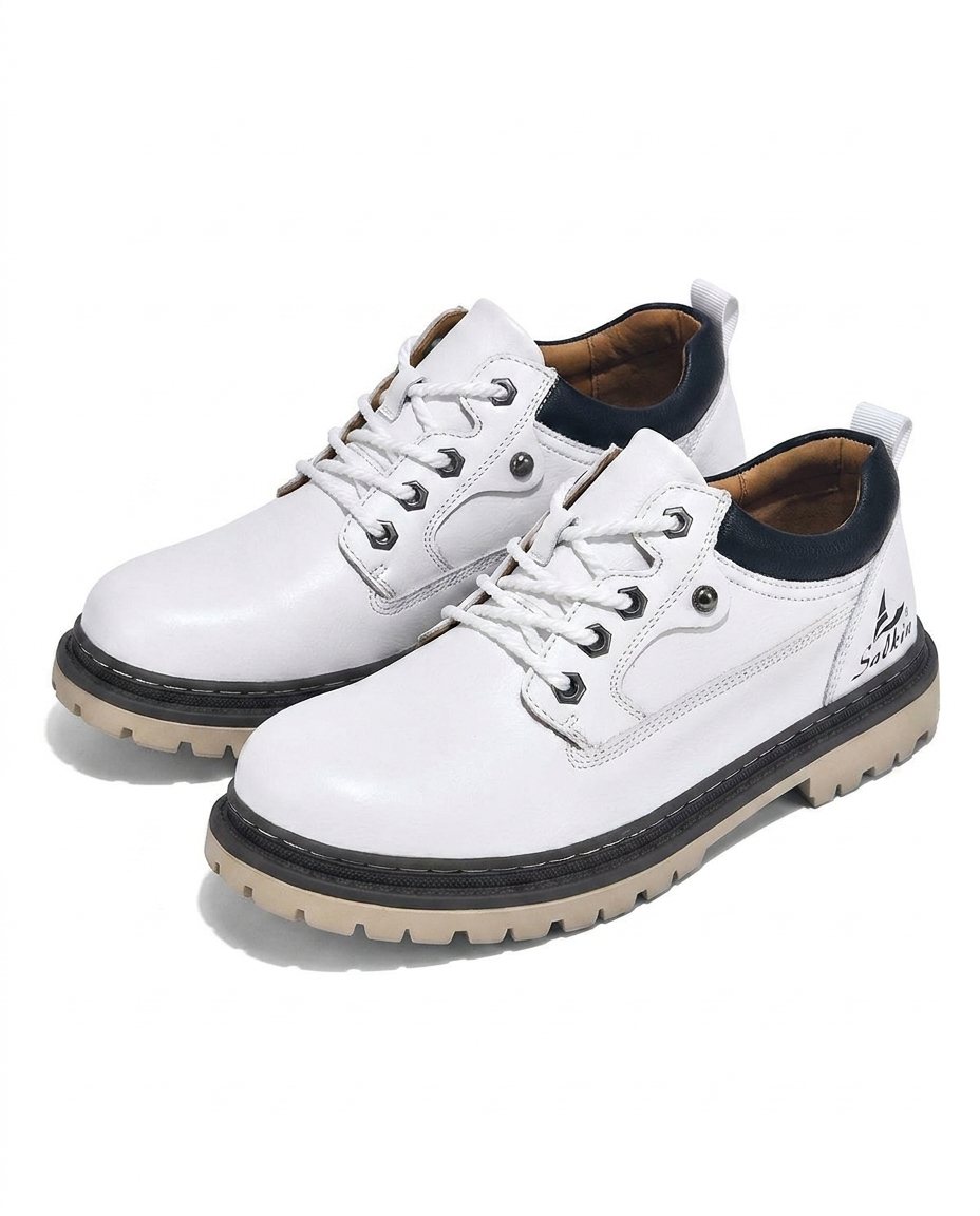 Tobias - Men's Lace-Up Hiking Boots with Padded Collar
