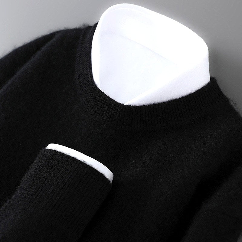 Troy - Men’s Cashmere Crew Neck Knit Sweater 3