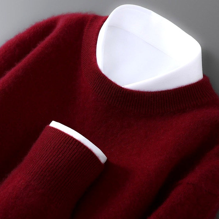Troy - Men’s Cashmere Crew Neck Knit Sweater 6