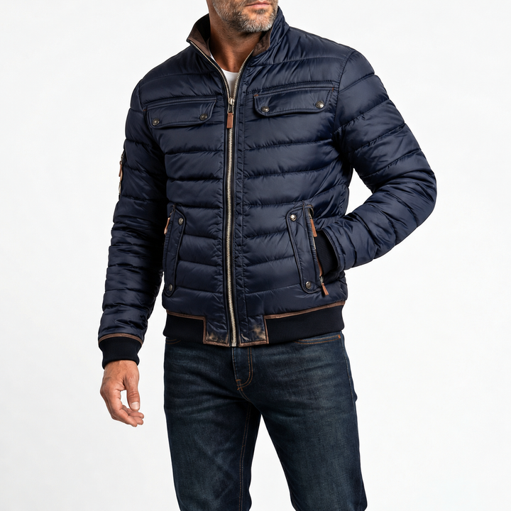 Vincent - Men's Quilted Puffer Winter Jacket