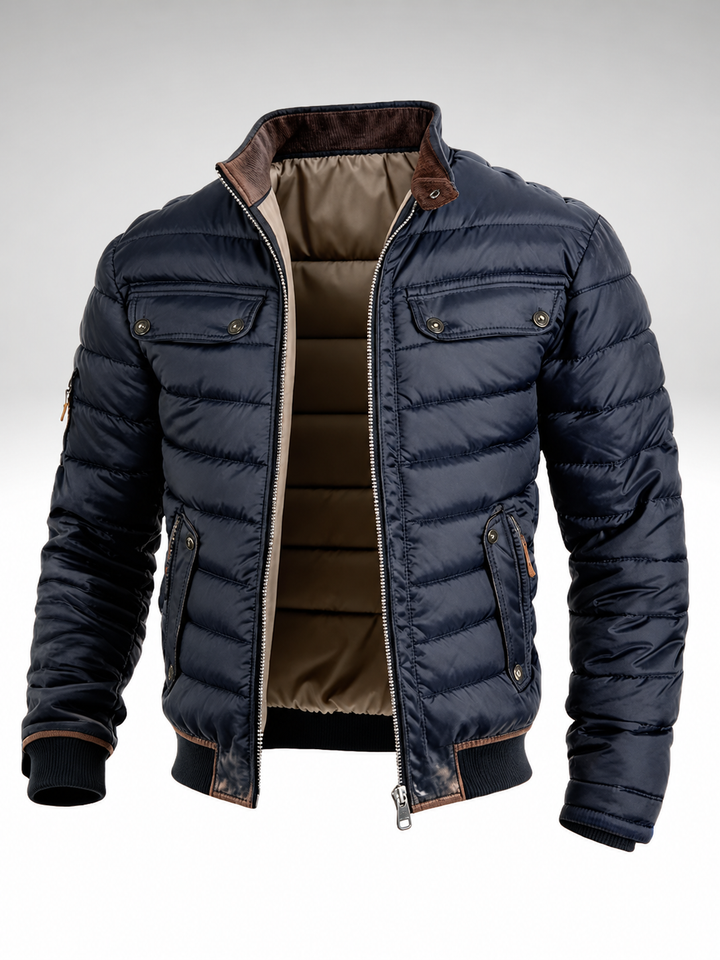 Vincent - Men's Quilted Puffer Winter Jacket