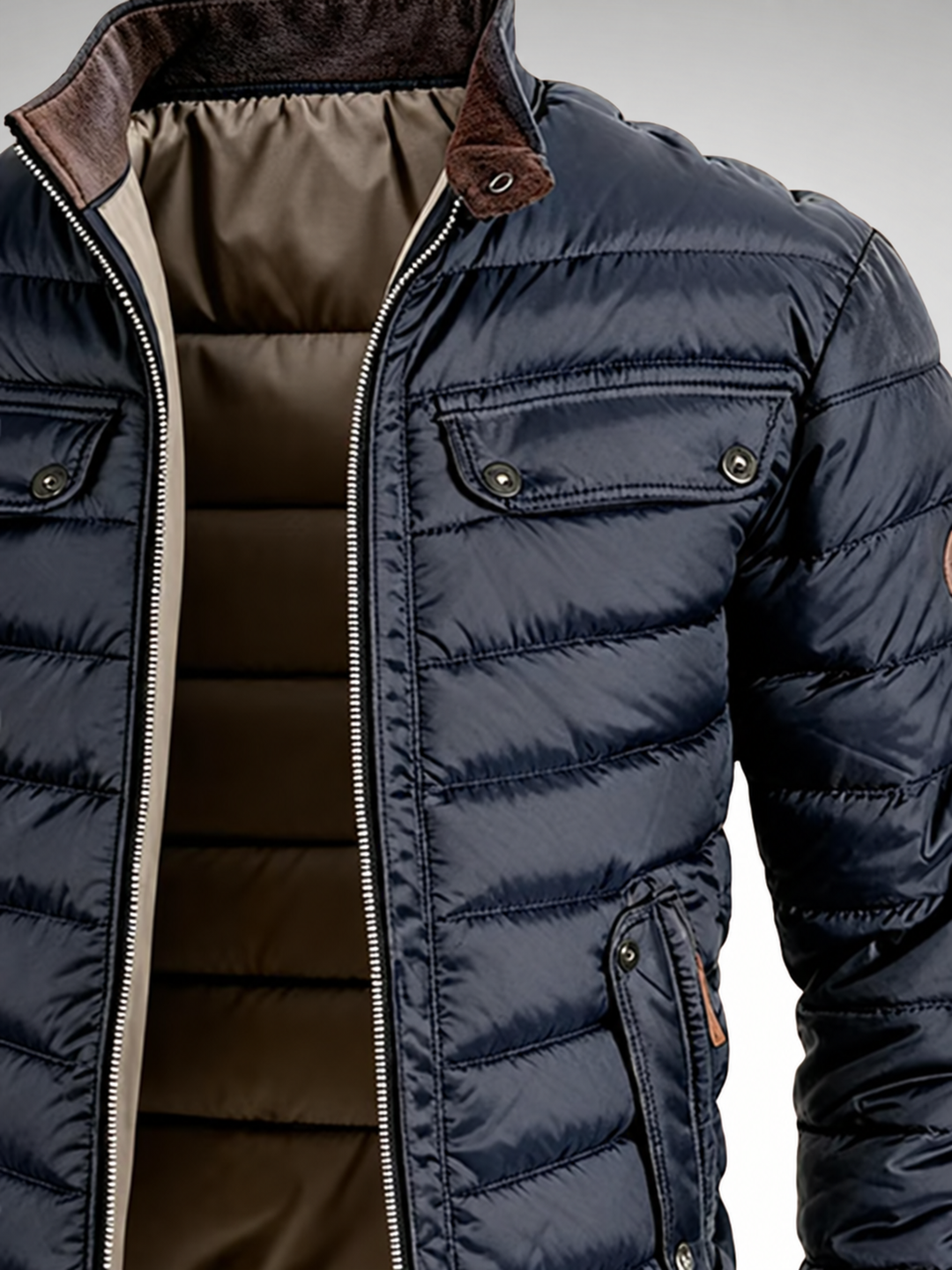 Vincent - Men's Quilted Puffer Winter Jacket