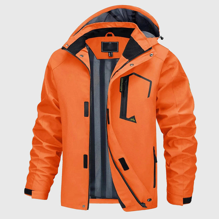 Vincent - Men's Waterproof Hooded Jacket with Mesh Lining
