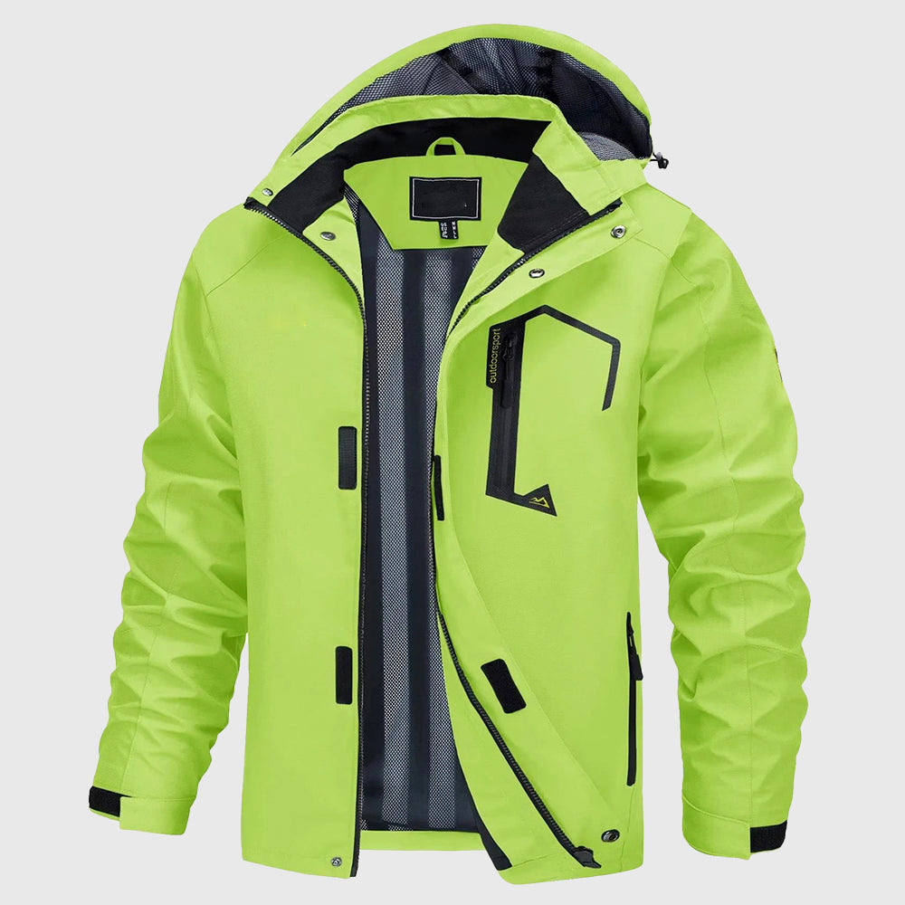 Vincent - Men's Waterproof Hooded Jacket with Mesh Lining