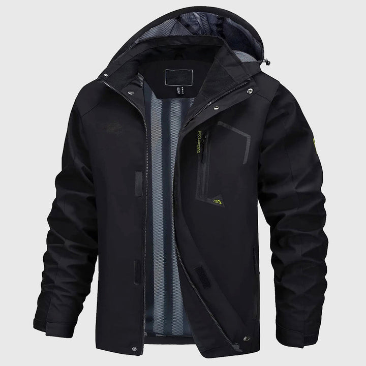 Vincent - Men's Waterproof Hooded Jacket with Mesh Lining