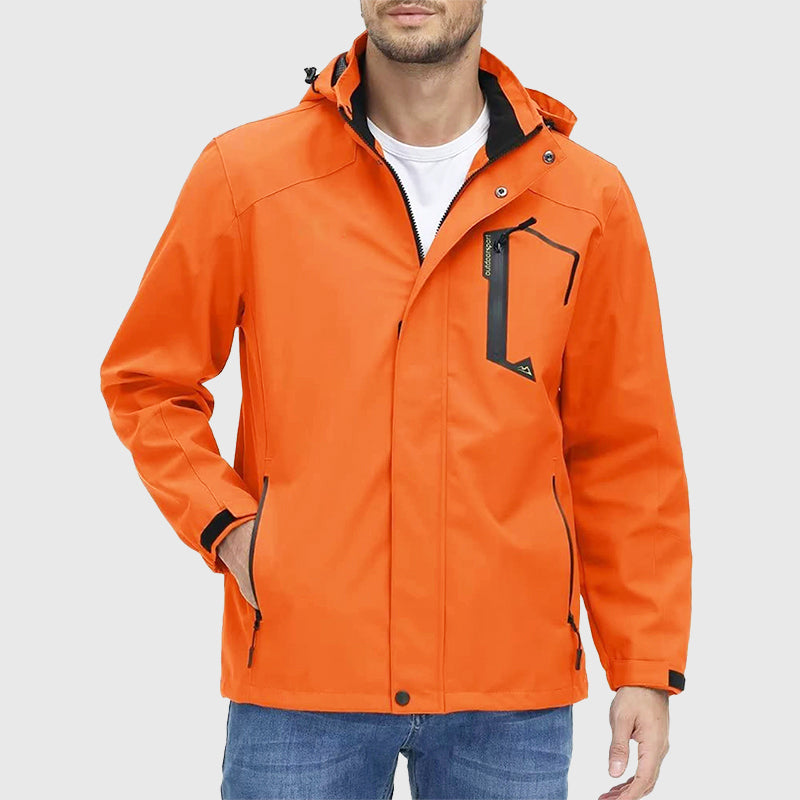 Vincent - Men's Waterproof Hooded Jacket with Mesh Lining