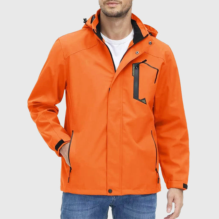 Vincent - Men's Waterproof Hooded Jacket with Mesh Lining