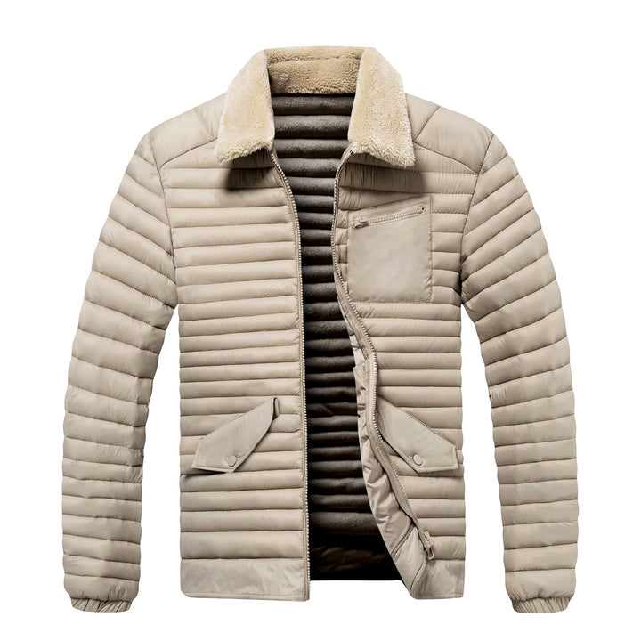 Warren – Men's Sherpa Collar Quilted Puffer Jacket 4