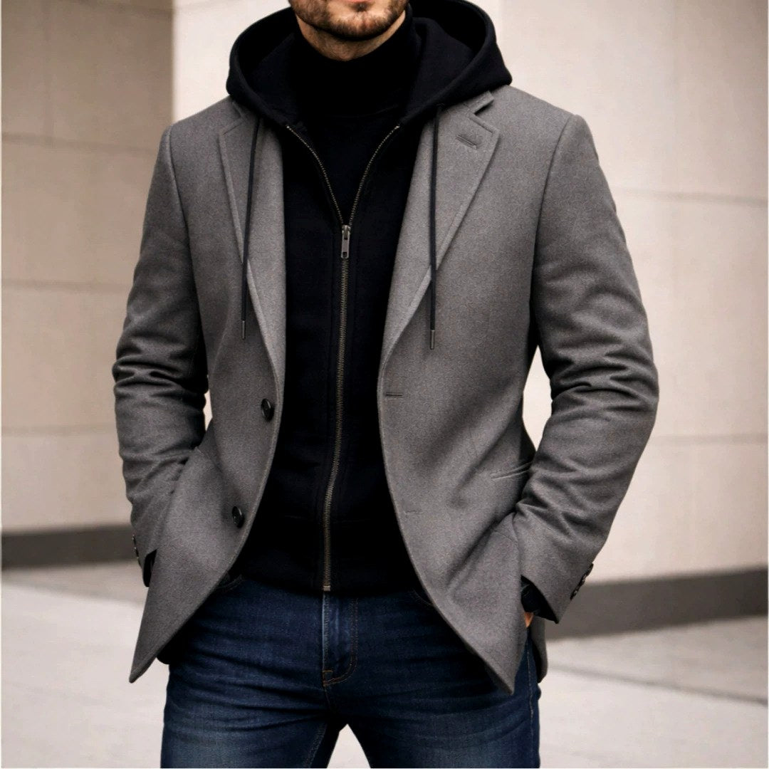 William – Men’s Notch Lapel Button Blazer 3